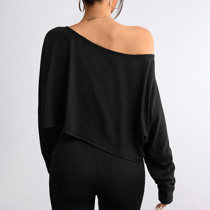 Damen Oversized Crop- Lässig Norvielle