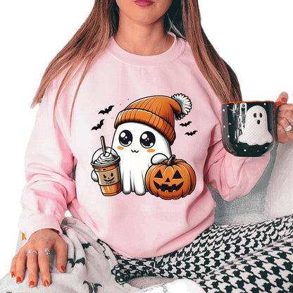 Damen Sweatshirt Halloween-Grafikdesign Norvielle
