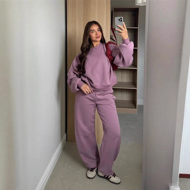 Damen Crop- Jogginghose Set Norvielle