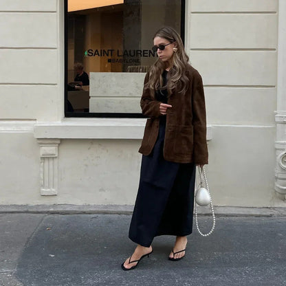 Damen Samtjacke Weich Norvielle