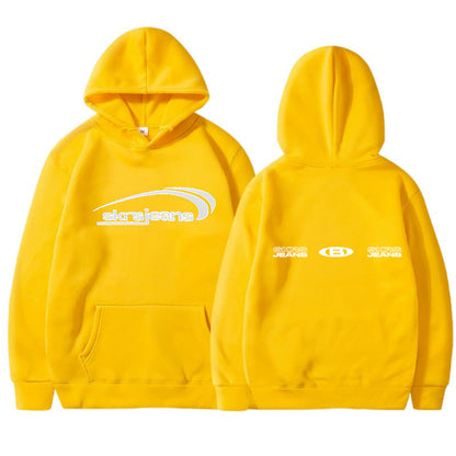 Damen Kapuzensweater Modernes Logo-Design Kängurutaschen Norvielle