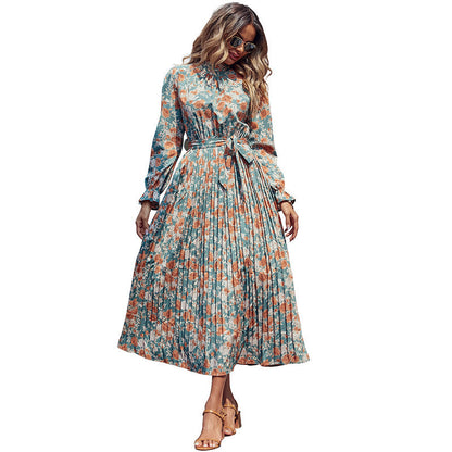 Damen Maxi-Kleid Blumenmuster Norvielle