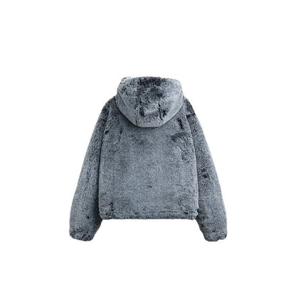 Damen Kunstpelzjacke Flauschig Norvielle