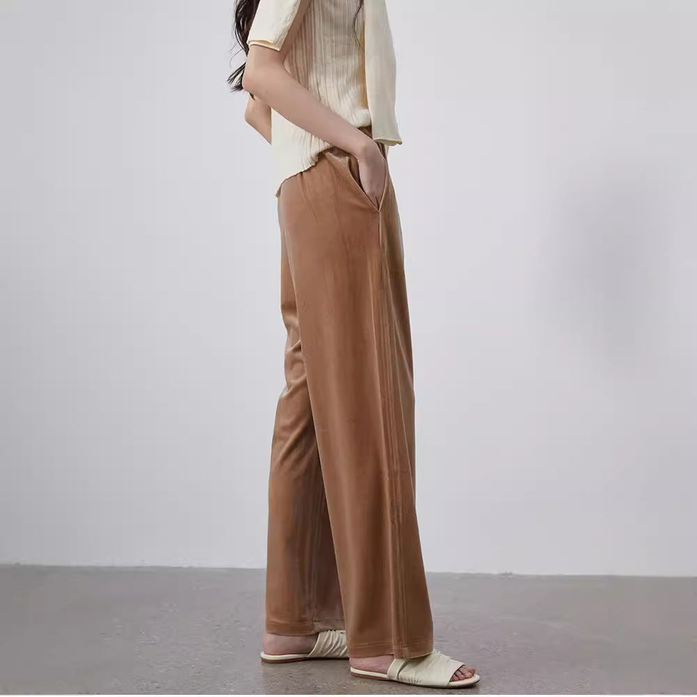 Damen Samt-Hose Bequem Norvielle