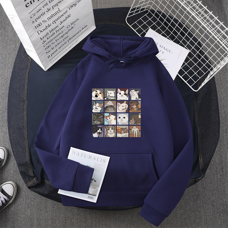 Damen Sweatshirt Tier-Motiv Norvielle