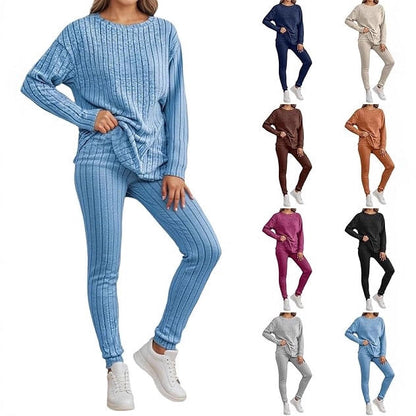 Damen Strickensemble Rippenstruktur Norvielle - Norvielle