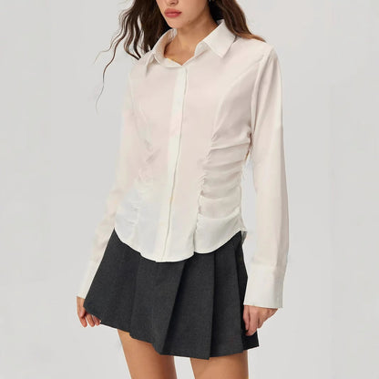 Damen Bluse Rüschendetails Elegantes Design Norvielle