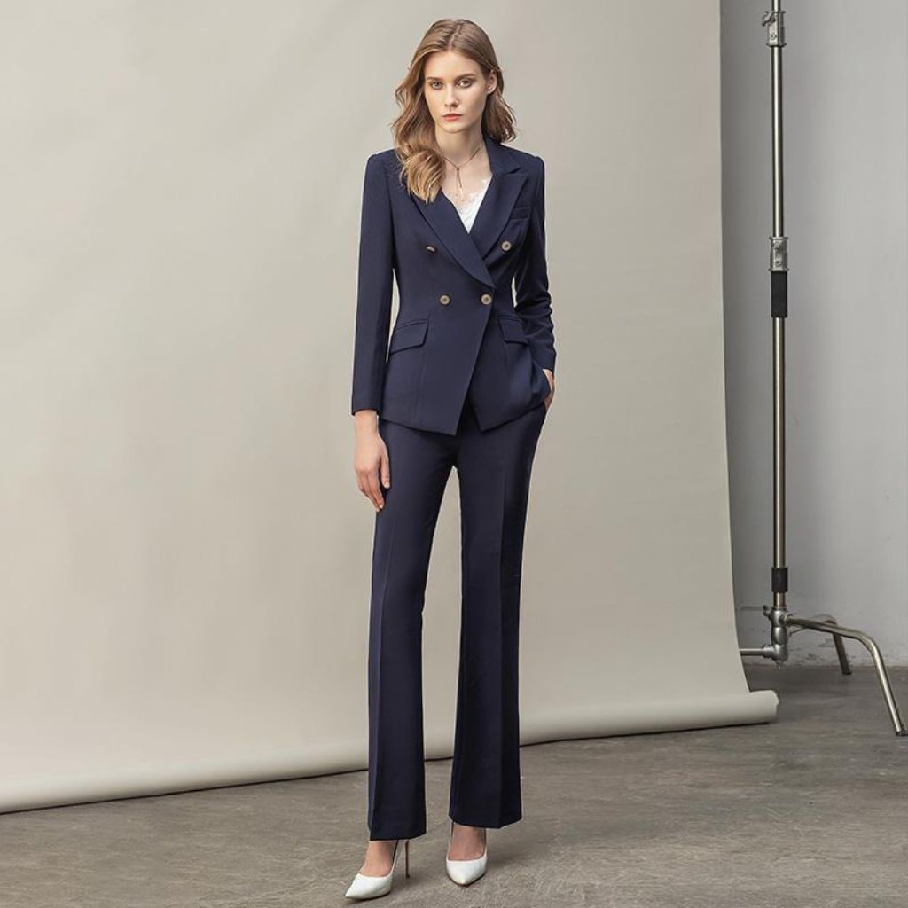 Damen Eleganter Doppelreihen Anzug Norvielle