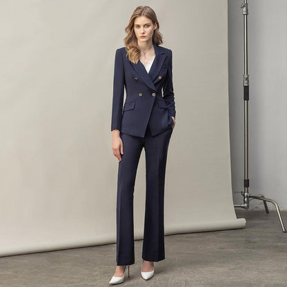 Damen Eleganter Doppelreihen Anzug Norvielle