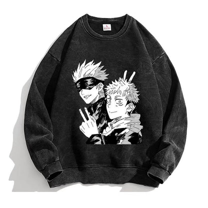Damen Sweatshirt Anime-Motiv Norvielle
