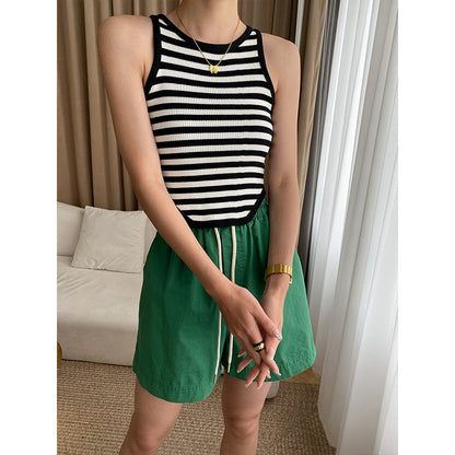 Damen T-Shirt und Shorts Set mit Grafiken Norvielle