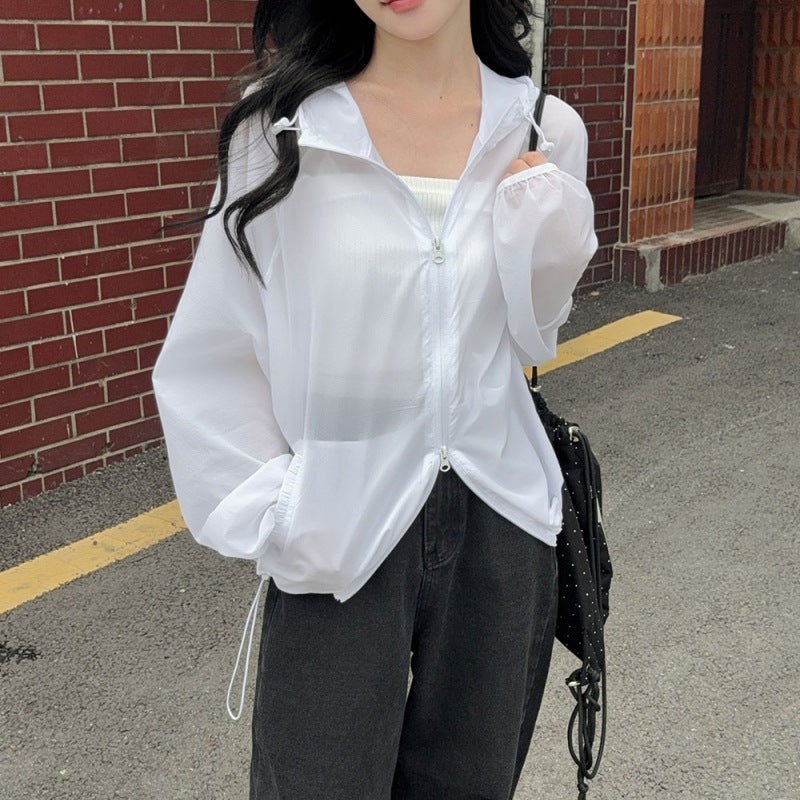 Damen Übergangsjacke Transparent Norvielle