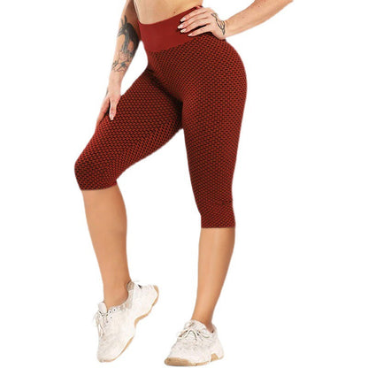 Damen Sportleggings Hochgeschnitten Nahtdesign