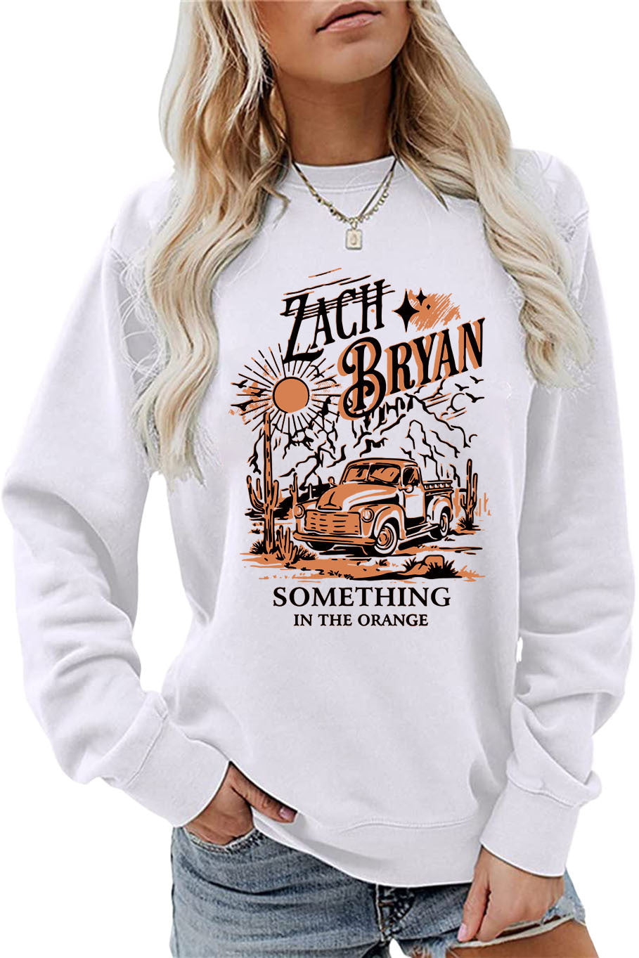 Damen Sweatshirt Vintage Truck Design Norvielle