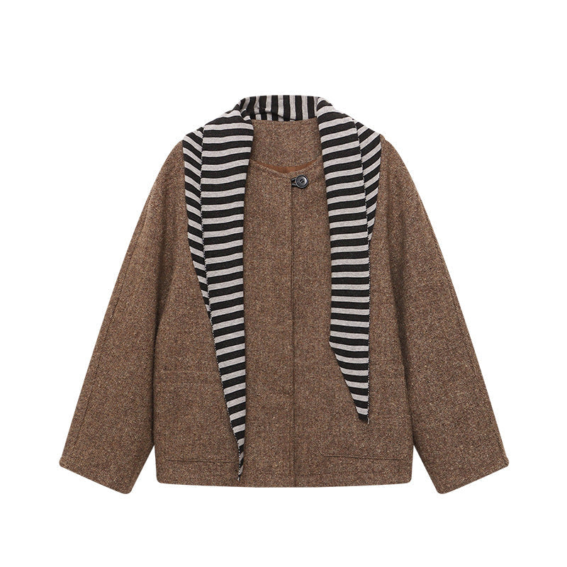 Damen Strickjacke Streifenmuster Modern Norvielle