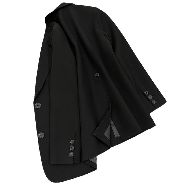 Damen Blazer Tailliert Kontrastknöpfe Norvielle