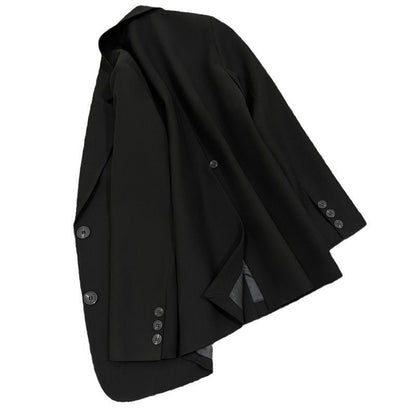 Damen Blazer Tailliert Kontrastknöpfe Norvielle