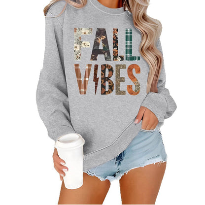 Damen Sweatshirt Grafik-Aufdruck Bequem Norvielle