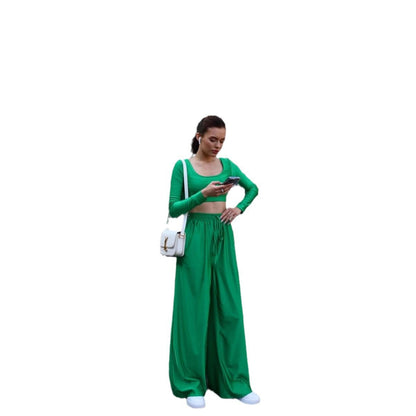 Damen Lounge-Set Weites Oberteil Lässige Hose Norvielle
