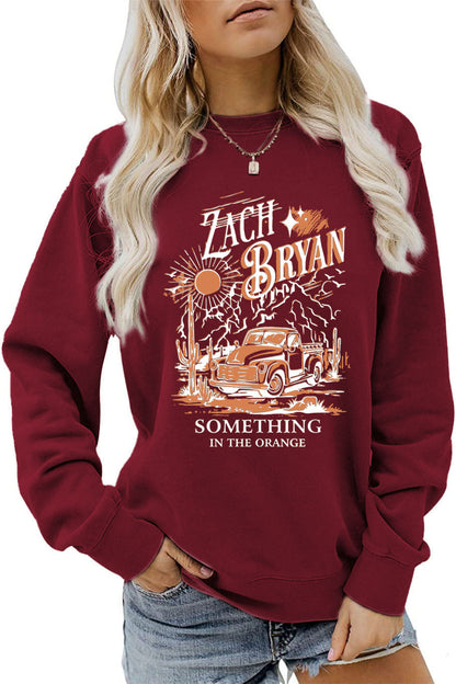 Damen Sweatshirt Vintage Truck Design Norvielle