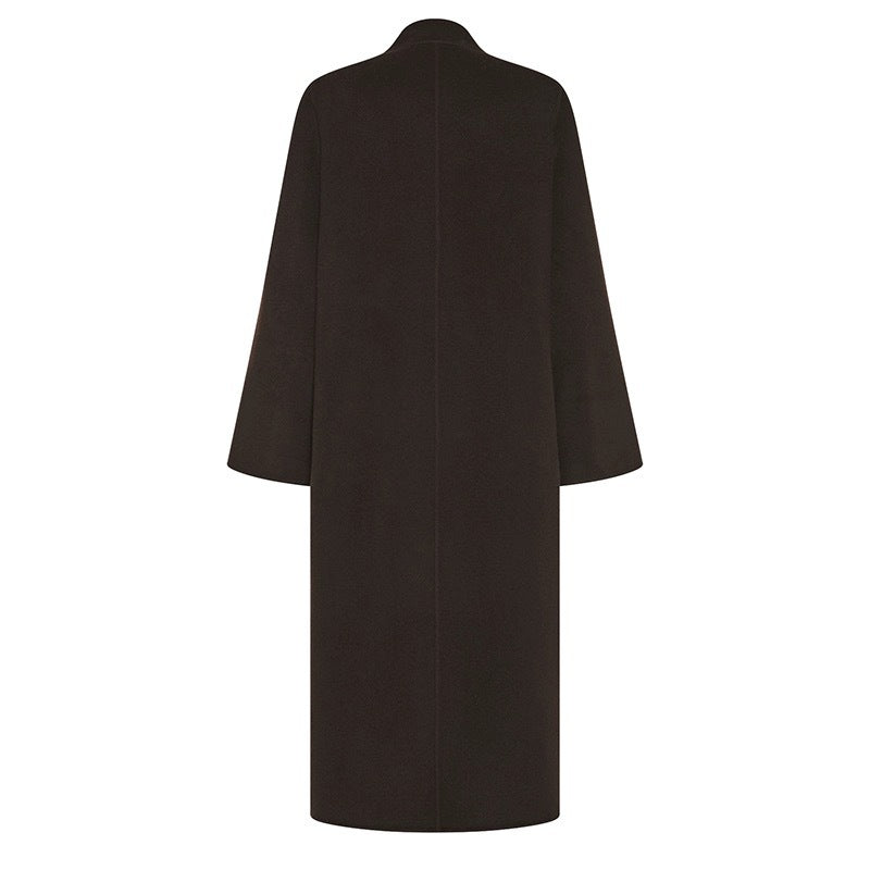 Damen Trenchcoat Wollmix Oversized