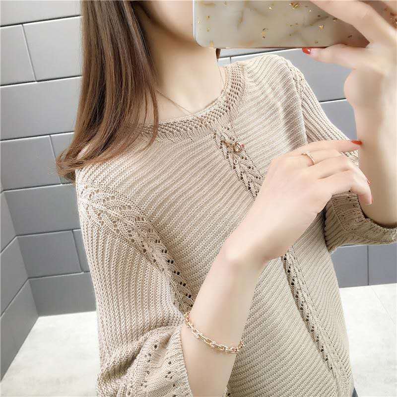 Damen Strickpullover Lässig Filigran Norvielle