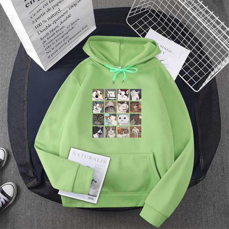 Damen Sweatshirt Tier-Motiv Norvielle