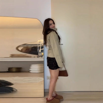 Damen Trenchcoat mit Taillengürtel Norvielle