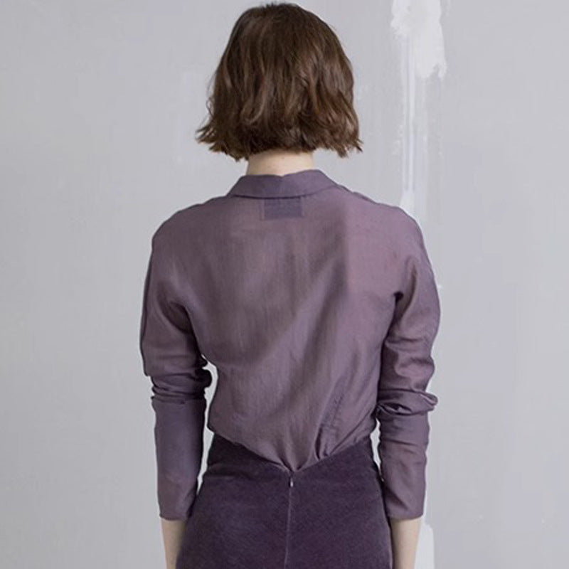 Damen Bluse transparent Norvielle