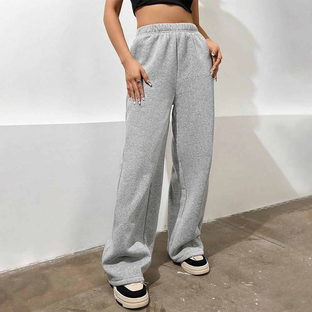Damen Jogginghose Weites Modell Elastischer Bund