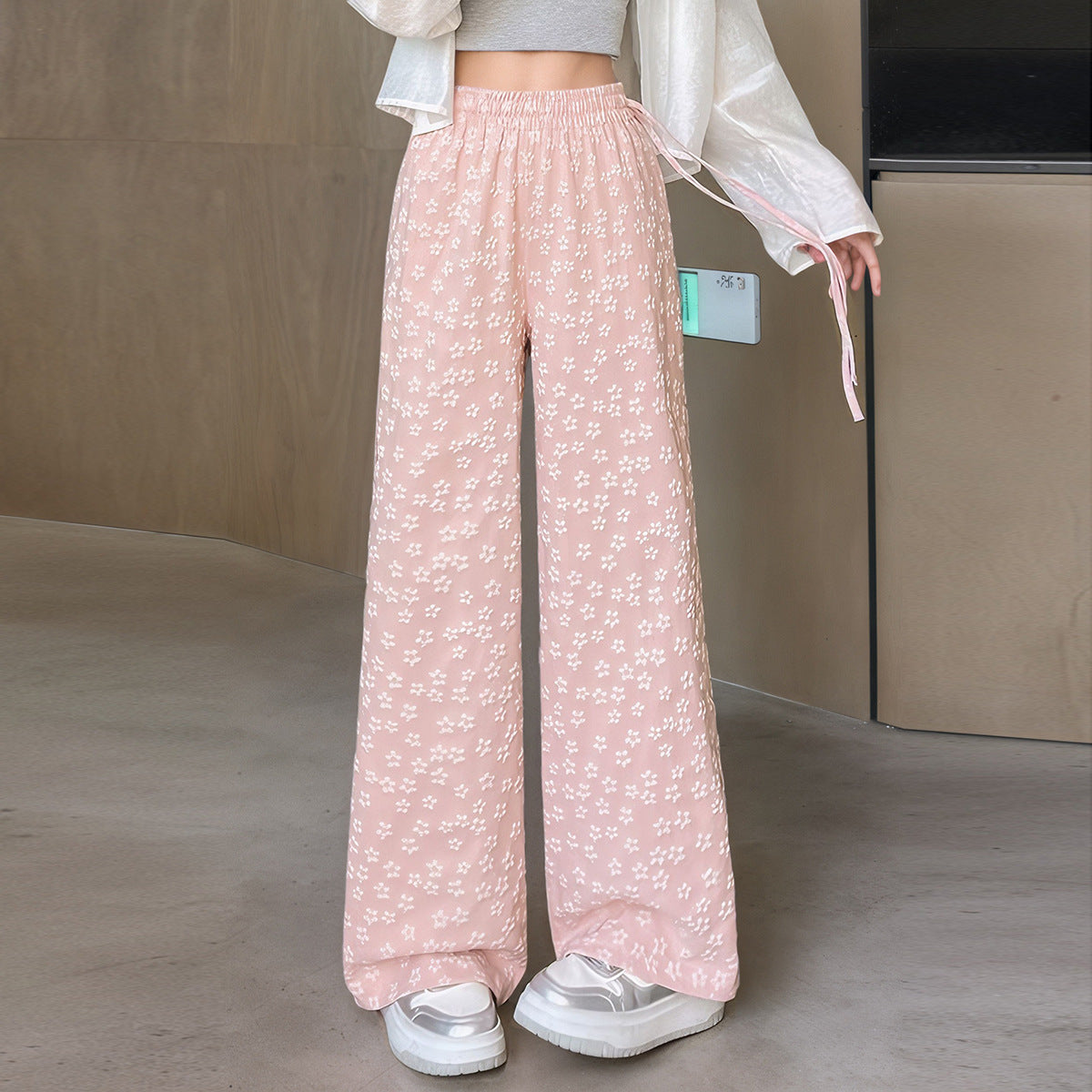 Damen Leichte Sommerhose Weite Bein Norvielle - Norvielle