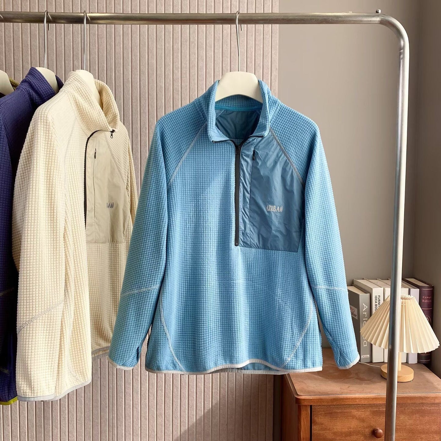 Damen Fleece-Pullover Kurz Reißverschluss Norvielle
