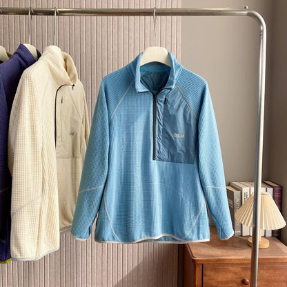 Damen Fleece-Pullover Kurz Reißverschluss Norvielle