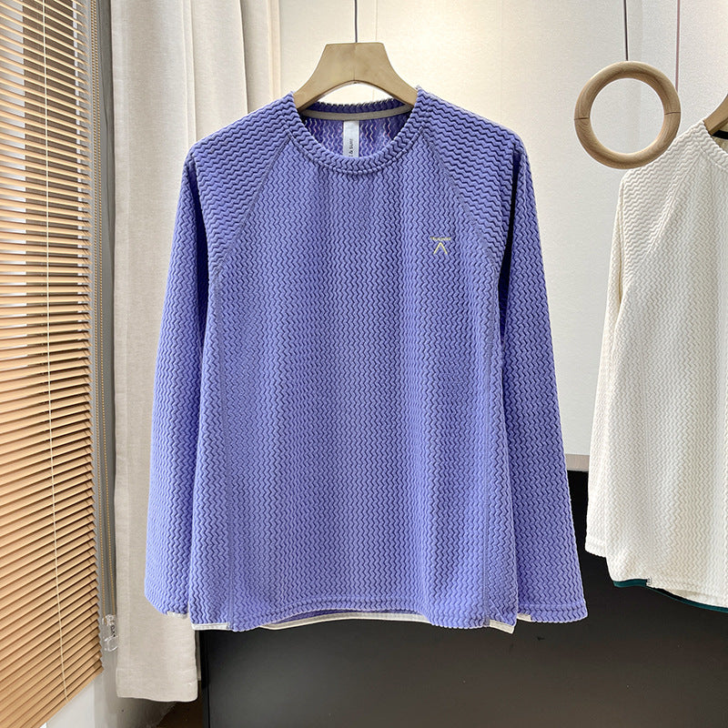 Damen Langarmshirt Strukturiertes Design Norvielle