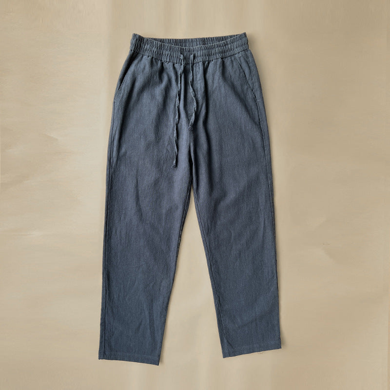 Herren Freizeithosen Elastischer Bund Seitentaschen Bequem