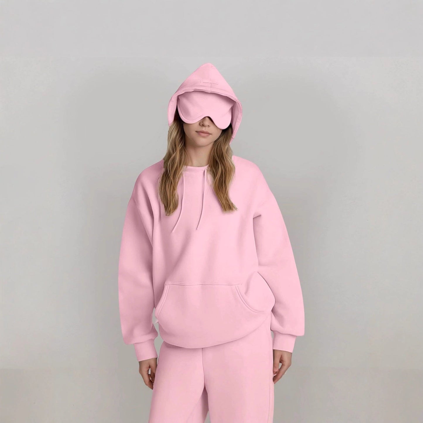 Damen Kapuzenpullover mit Schlafmaske Norvielle