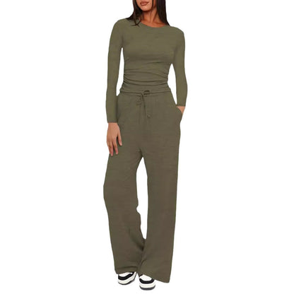 Damen Lounge-Set Langarm Norvielle