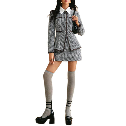 Damen Tweedjacke mit Rock Norvielle