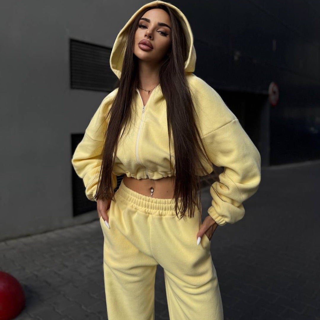 Damen Oversized Jumpsuit mit Kapuze Norvielle - Norvielle