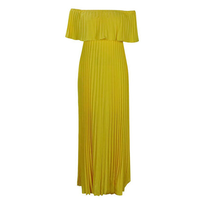 Damen Off-Shoulder Maxikleid Trendig Norvielle