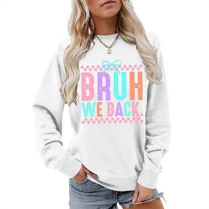 Damen Sweatshirt Bequem Fröhlicher Druck Norvielle