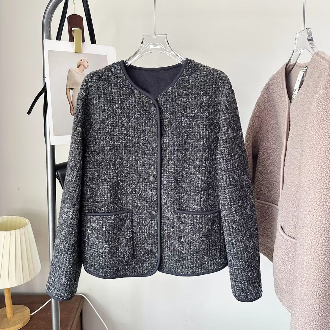 Damen Strickjacke mit Knöpfen und Taschen Norvielle