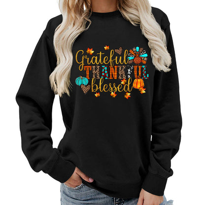 Damen Sweatshirt Herbstliches Motiv Norvielle