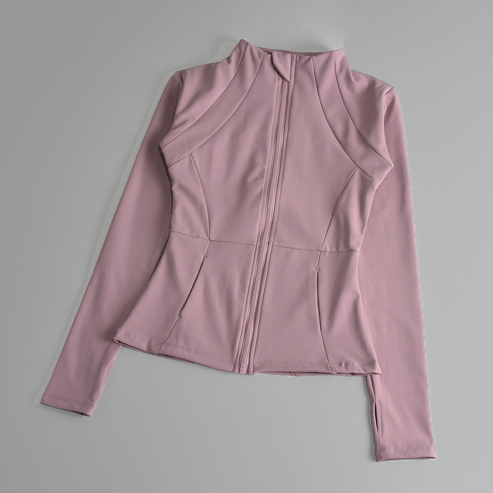 Damen Sportjacke Leichte Reißverschlussjacke