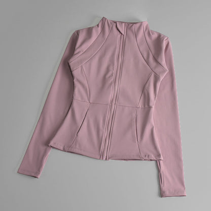 Damen Sportjacke Leichte Reißverschlussjacke