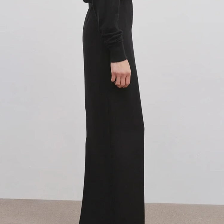 Damen Maxikleid Elegantes Fließendes Kleid schmal Norvielle