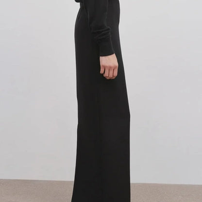 Damen Maxikleid Elegantes Fließendes Kleid schmal Norvielle