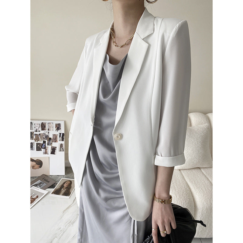 Damen Oversized-Jacke Längsärmelig Norvielle