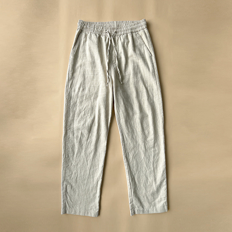 Herren Freizeithosen Elastischer Bund Seitentaschen Bequem