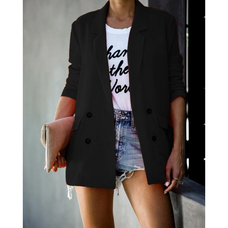 Damen Blazer Elegant Schnitt Modisch Norvielle
